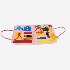 Sensory Activity book for kids with interactive elements